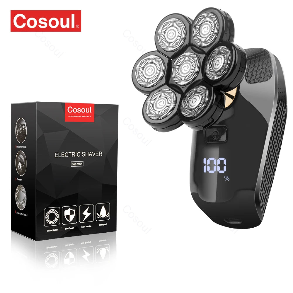 Shaver for Men Electric Shaver Powerful Bald Head Shaver Beard Shaving Machine for Men Razor Husband Gift Boyfriend