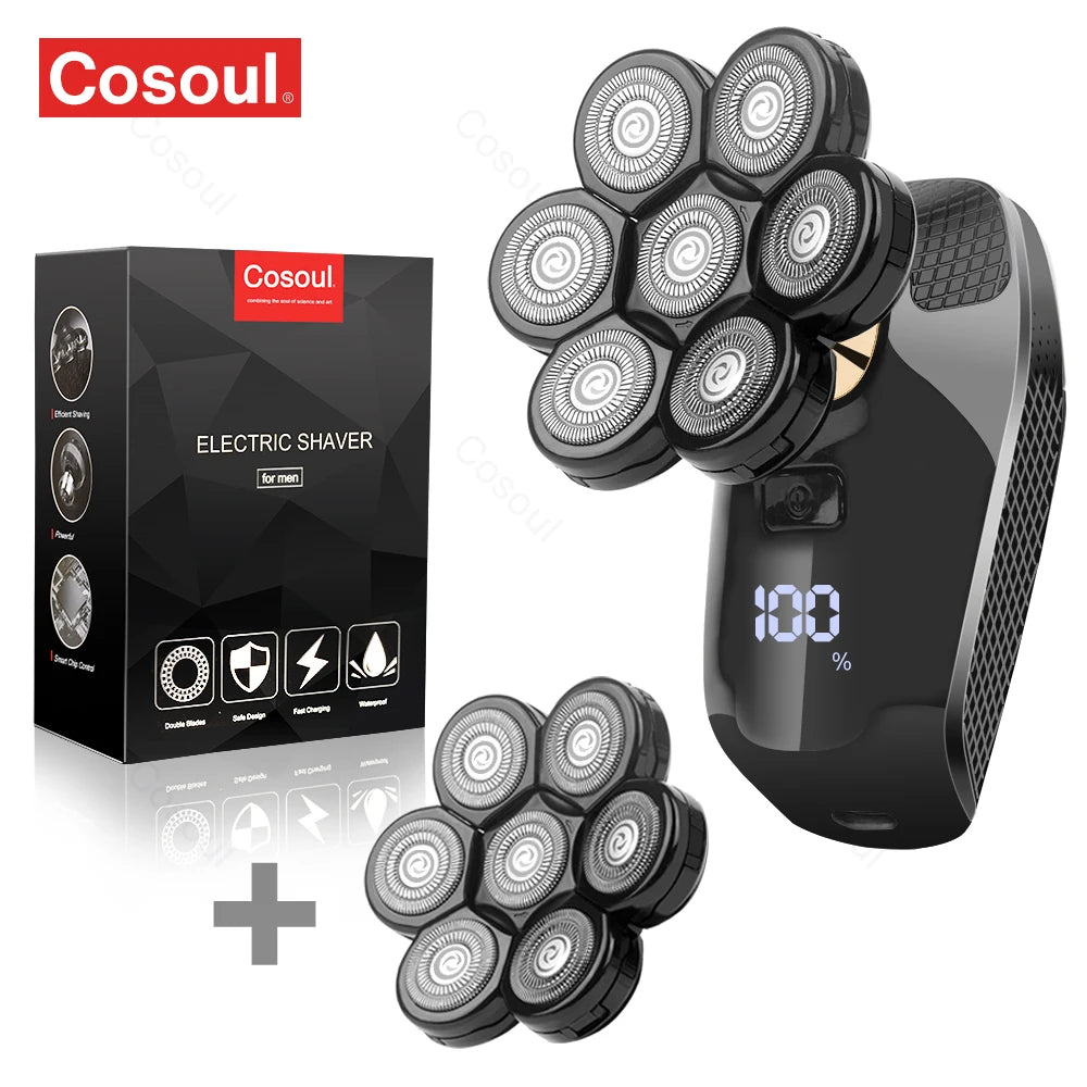 Shaver for Men Electric Shaver Powerful Bald Head Shaver Beard Shaving Machine for Men Razor Husband Gift Boyfriend